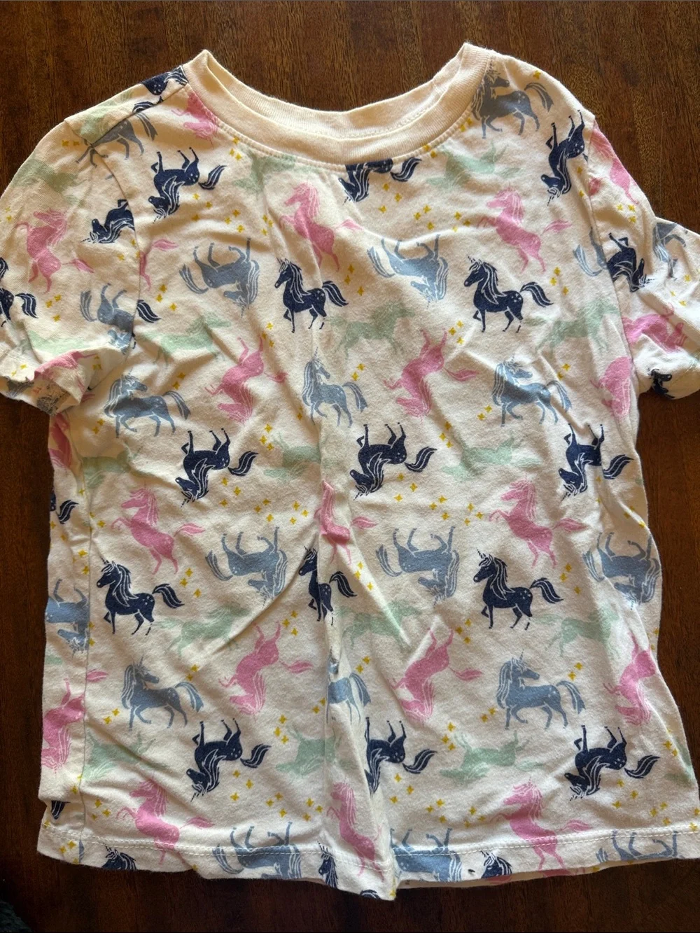 Kids Unicorn Top - White with Pink, Blue, Mint kids items BOGO!